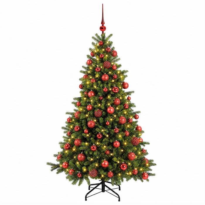 Brad de Crăciun artificial cu glob 180 cm 300 LED-uri Alb cald - WALTI WALTI