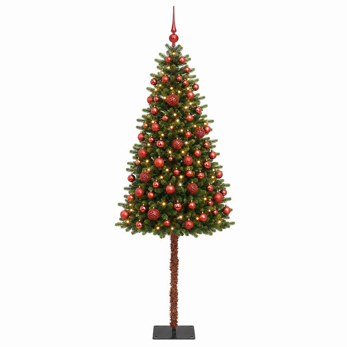 Brad de Crăciun artificial cu globuri 180 cm 300 LED-uri - WALTI WALTI