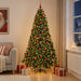 Brad de Crăciun artificial, verde, cu glob 210 cm 300 LED-uri - WALTI WALTI