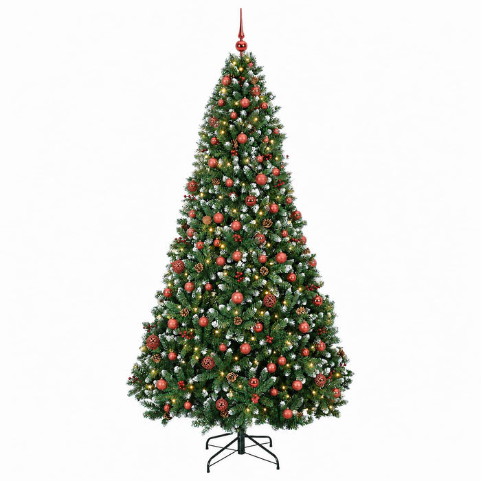 Brad de Crăciun artificial verde cu glob 240 cm 300 LED-uri - WALTI WALTI