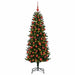 Brad de Crăciun artificial cu globuri 210 cm 300 LED-uri - WALTI WALTI