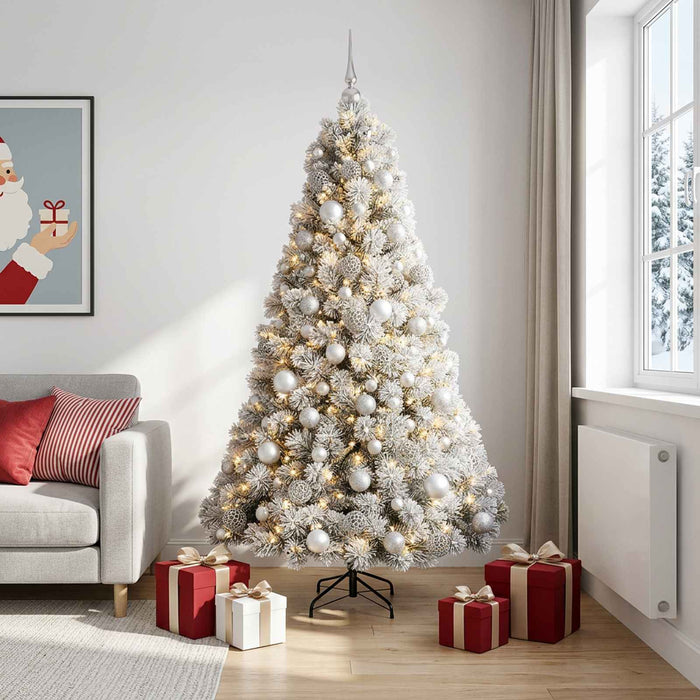 Brad de Crăciun artificial cu glob 240 cm 300 LED-uri Alb cald - WALTI WALTI