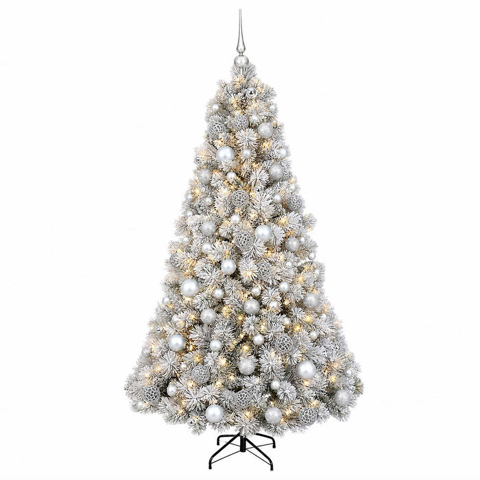 Brad de Crăciun artificial cu glob 180 cm 300 LED-uri Alb cald - WALTI WALTI