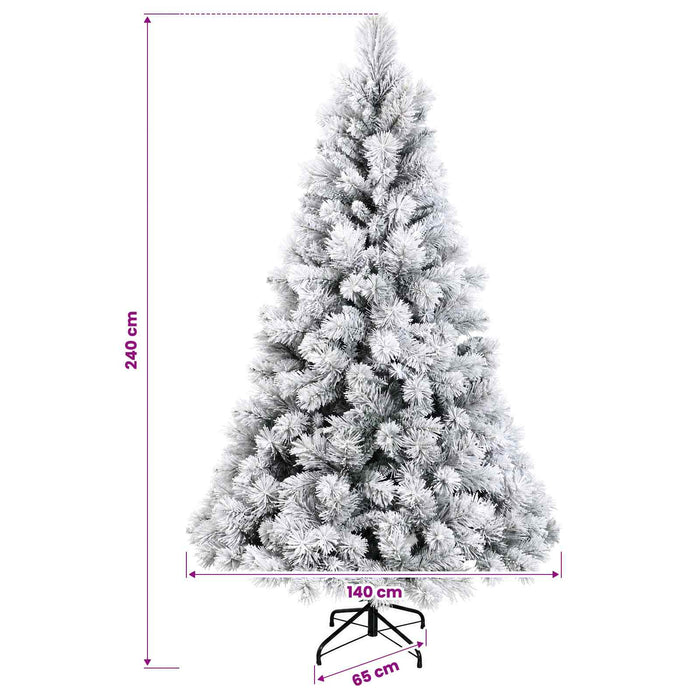 Brad de Crăciun artificial cu glob 240 cm 300 LED-uri Alb cald - WALTI WALTI