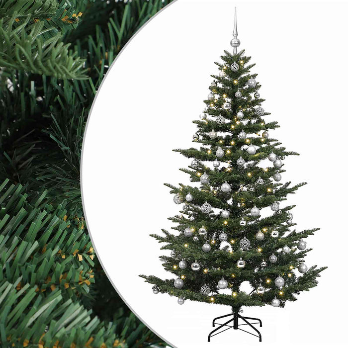 Brad de Crăciun artificial cu glob 210 cm 300 LED-uri Alb cald - WALTI WALTI