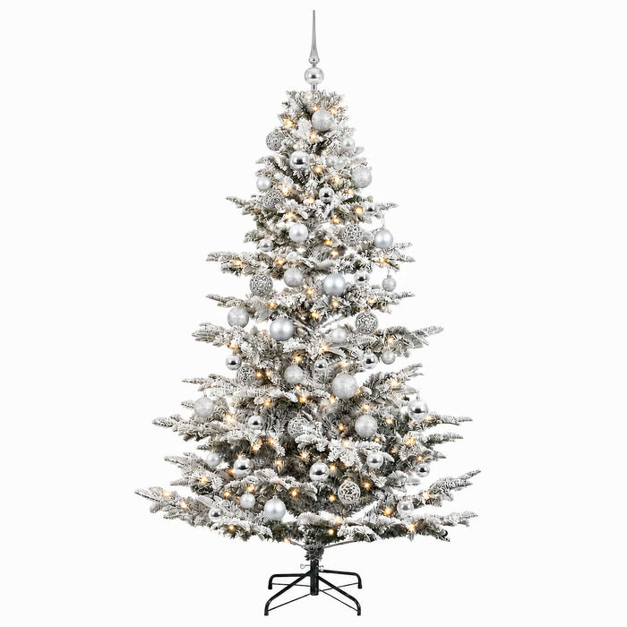 Brad de Crăciun artificial cu glob 180 cm 300 LED-uri Alb cald - WALTI WALTI