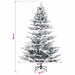 Brad de Crăciun artificial cu glob 210 cm 300 LED-uri Alb cald - WALTI WALTI
