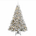 Brad de Crăciun artificial cu globuri 210 cm 300 LED-uri - WALTI WALTI