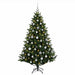 Brad de Crăciun artificial cu globuri 240 cm 300 LED-uri - WALTI WALTI