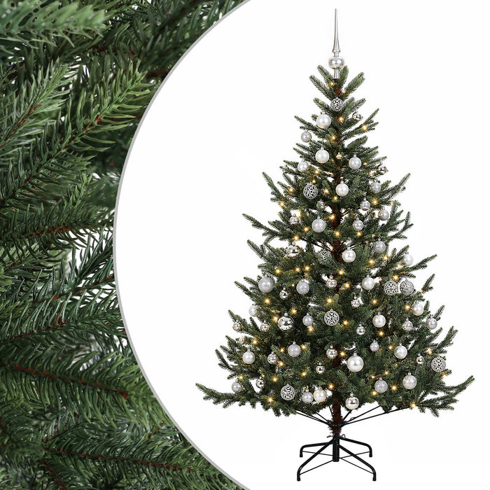 Brad de Crăciun artificial cu glob 240 cm 300 LED-uri Alb cald - WALTI WALTI