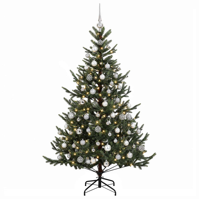 Brad de Crăciun artificial cu glob 240 cm 300 LED-uri Alb cald - WALTI WALTI