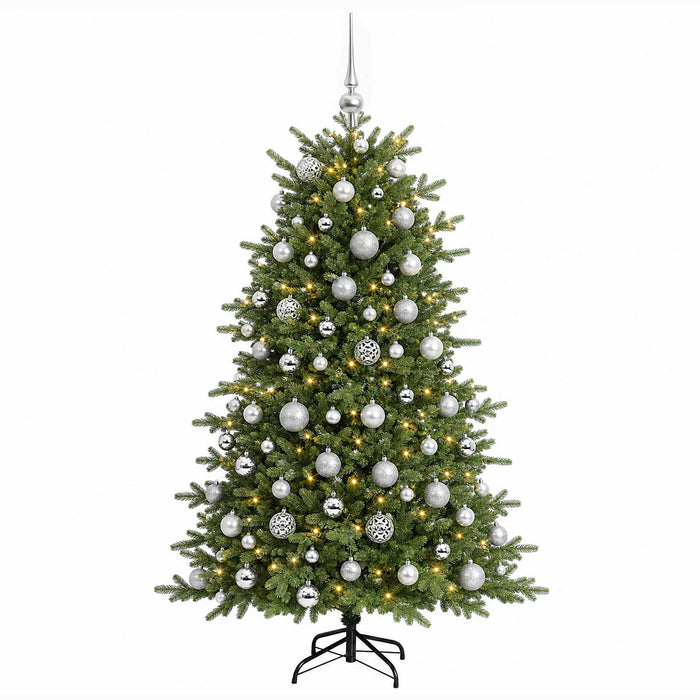 Brad de Crăciun artificial cu glob 180 cm 300 LED-uri Alb cald - WALTI WALTI