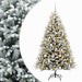 Brad de Crăciun artificial cu globuri 210 cm 300 LED-uri - WALTI WALTI