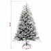 Brad de Crăciun artificial cu globuri 210 cm 300 LED-uri - WALTI WALTI
