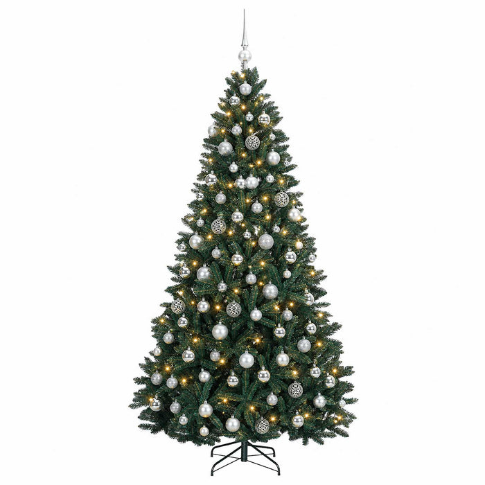 Brad de Crăciun artificial, verde închis, cu globuri 180 cm - WALTI WALTI