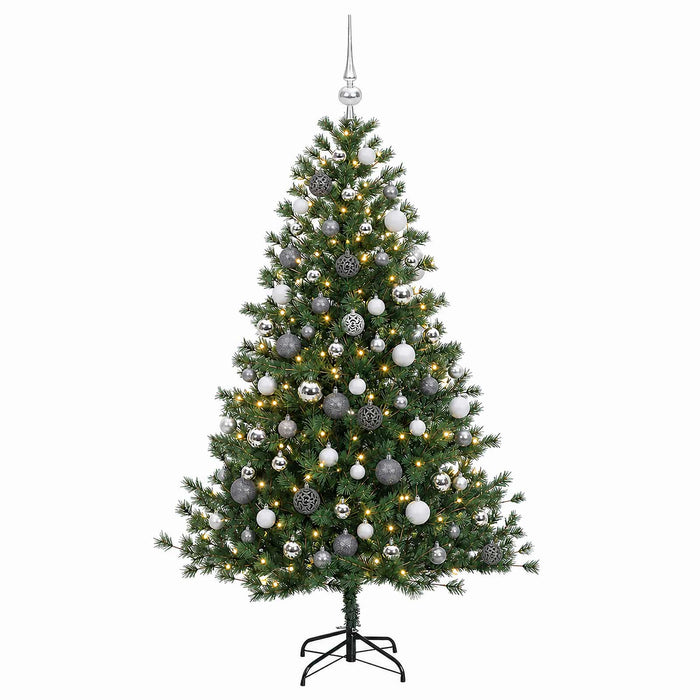 Brad de Crăciun artificial cu glob 240 cm 300 LED-uri Alb cald - WALTI WALTI