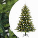 Brad de Crăciun artificial cu globuri 210 cm 300 LED-uri - WALTI WALTI