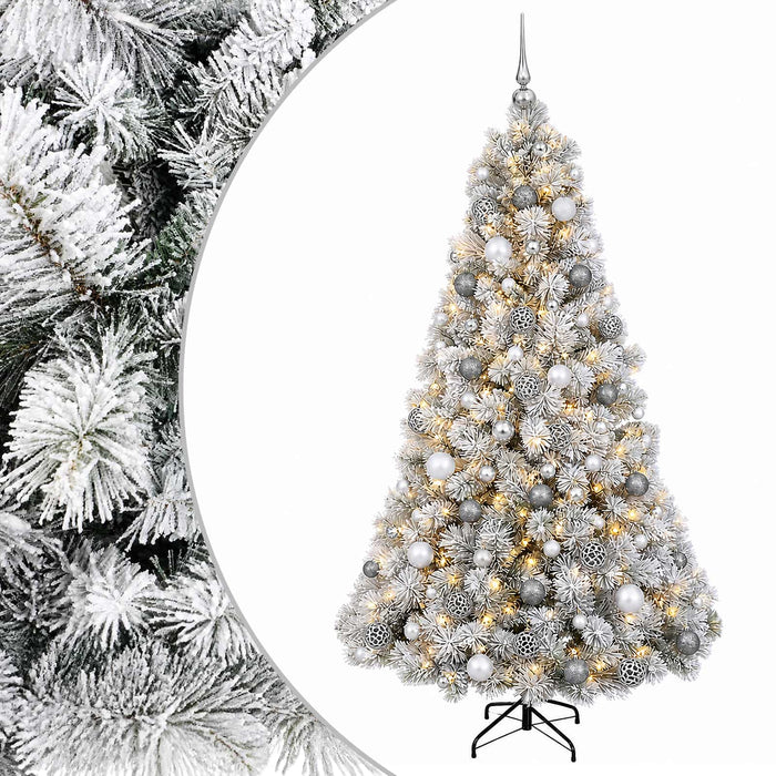 Brad de Crăciun artificial cu glob 180 cm 300 LED-uri Alb cald - WALTI WALTI