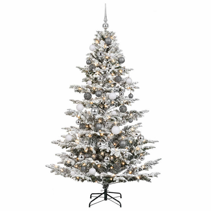 Brad de Crăciun artificial cu glob 210 cm 300 LED-uri Alb cald - WALTI WALTI