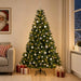 Brad de Crăciun artificial cu globuri 210 cm 300 LED-uri - WALTI WALTI