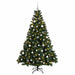 Brad de Crăciun artificial cu globuri 240 cm 300 LED-uri - WALTI WALTI