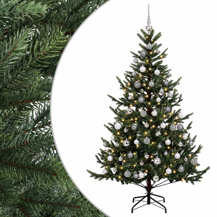 Brad de Crăciun artificial cu glob 240 cm 300 LED-uri Alb cald - WALTI WALTI