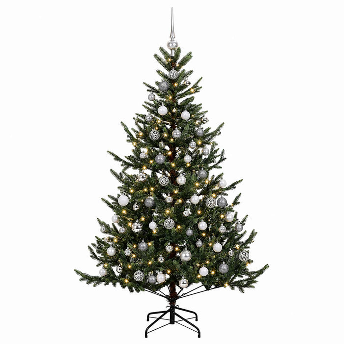 Brad de Crăciun artificial cu glob 240 cm 300 LED-uri Alb cald - WALTI WALTI