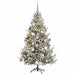 Brad de Crăciun artificial cu glob 180 cm 300 LED-uri Alb cald - WALTI WALTI