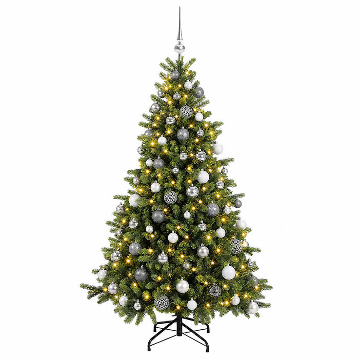 Brad de Crăciun artificial cu glob 180 cm 300 LED-uri Alb cald - WALTI WALTI