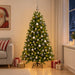 Brad de Crăciun artificial cu globuri 210 cm 300 LED-uri - WALTI WALTI