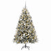 Brad de Crăciun artificial cu globuri 210 cm 300 LED-uri - WALTI WALTI