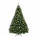 Brad de Crăciun artificial, verde mediu, cu globuri 180 cm - WALTI WALTI