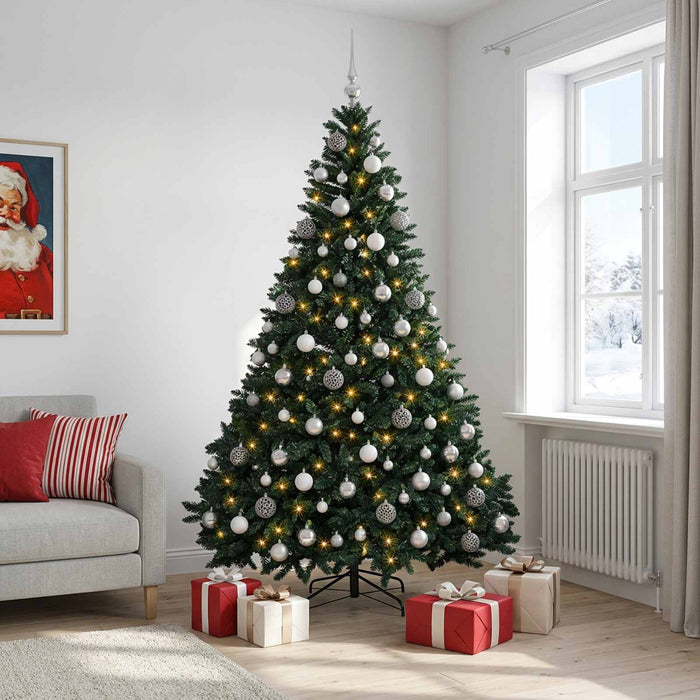 Brad de Crăciun artificial, verde închis, cu glob 240 cm - WALTI WALTI