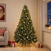 Brad de Crăciun artificial cu globuri 210 cm 300 LED-uri - WALTI WALTI