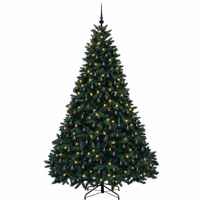 Brad de Crăciun artificial, verde închis, cu globuri 300 cm - WALTI WALTI