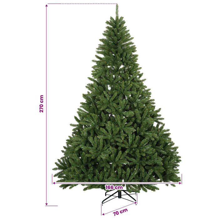 Brad de Crăciun artificial verde deschis cu globuri 270 cm - WALTI WALTI