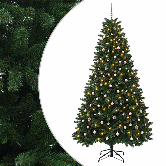 Brad de Crăciun artificial, verde mediu, cu globuri 300 cm - WALTI WALTI