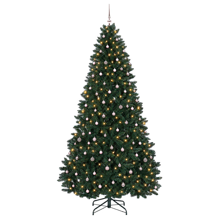 Brad de Crăciun artificial, verde închis, cu globuri 300 cm WALTI