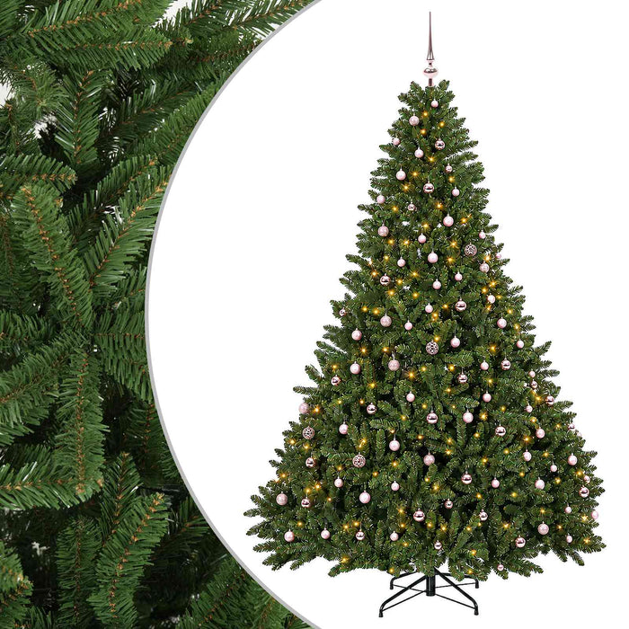 Brad de Crăciun artificial, verde deschis, cu globuri 270 cm - WALTI WALTI