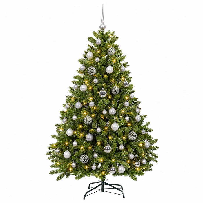 Brad de Crăciun artificial, verde deschis, cu globuri 270 cm - WALTI WALTI