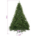 Brad de Crăciun artificial, verde deschis, cu globuri 270 cm - WALTI WALTI