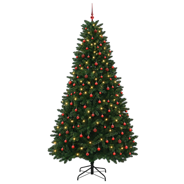 Brad de Crăciun artificial, verde mediu, cu globuri 270 cm - WALTI WALTI