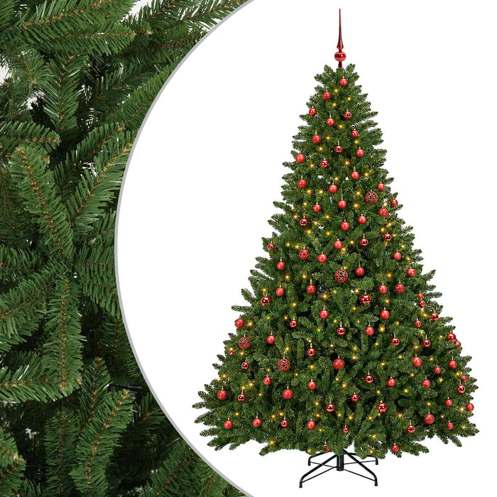 Brad de Crăciun artificial, verde deschis, cu globuri 270 cm - WALTI WALTI