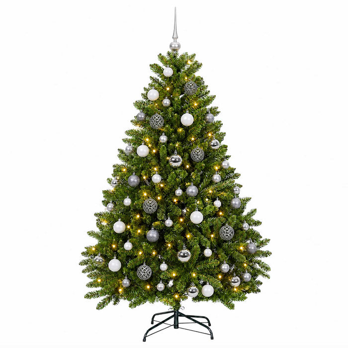 Brad de Crăciun artificial, verde deschis, cu globuri 270 cm - WALTI WALTI