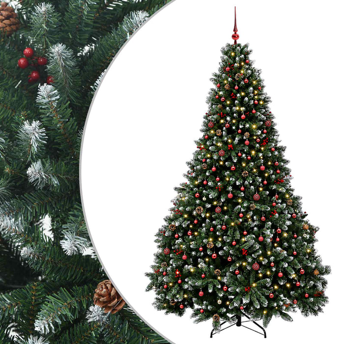 Brad de Crăciun artificial, verde, cu globuri 300 cm - WALTI WALTI