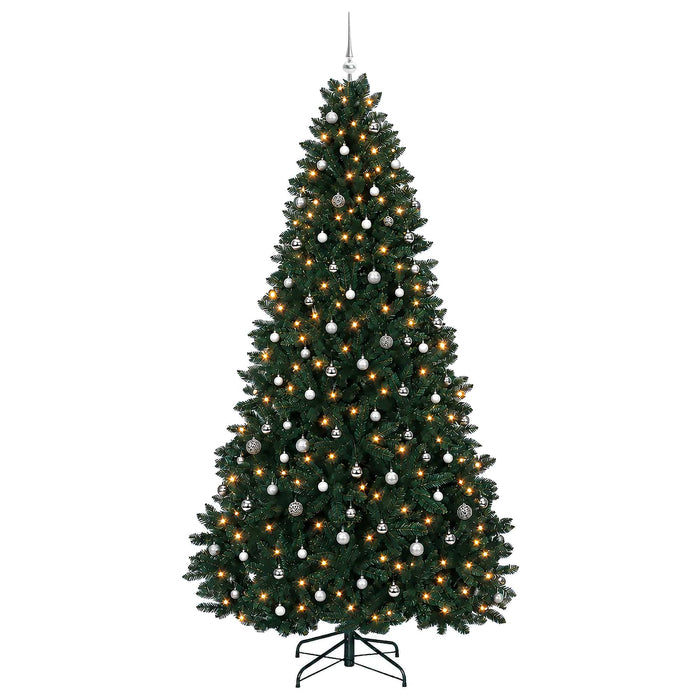 Brad de Crăciun artificial, verde închis, cu globuri 300 cm - WALTI WALTI