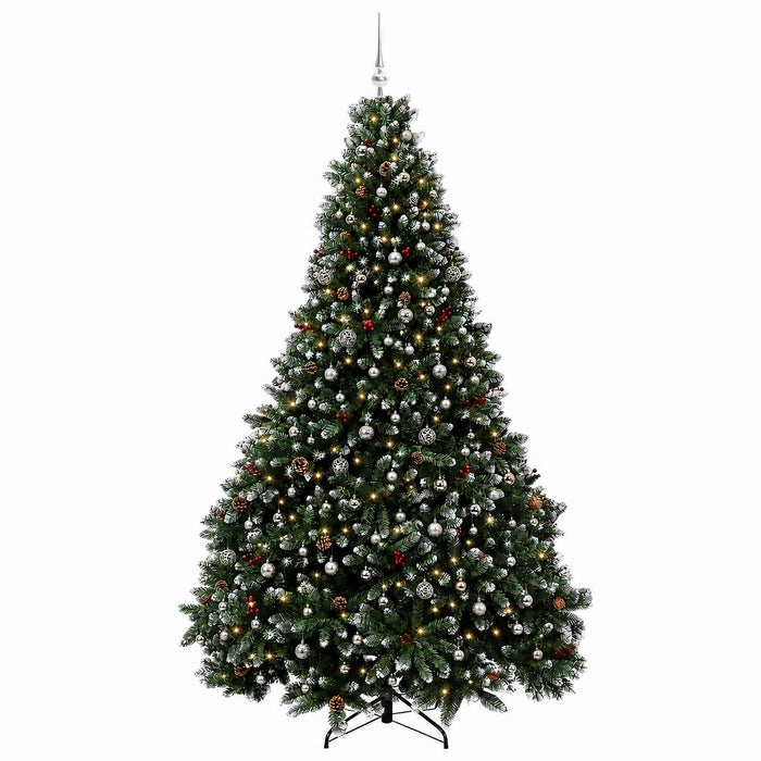 Brad de Crăciun artificial verde cu globuri 300 cm 600 LED-uri - WALTI WALTI
