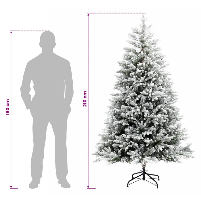 Brad de Crăciun artificial cu ramuri articulare 210 cm - WALTI WALTI