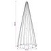 Brad de Crăciun LED 165 cm 270 LED-uri Alb cald Fier Negru - WALTI WALTI