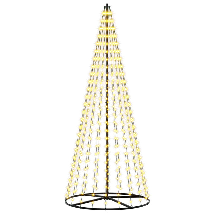 Brad de Crăciun LED 235 cm 500 LED-uri Alb cald Fier Negru WALTI